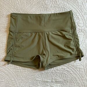Calia Olive Green Women's Swim Shorts